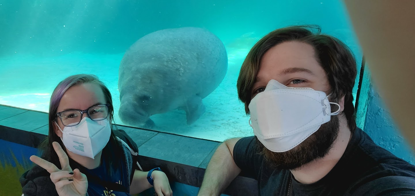 Selfie with a Manatee